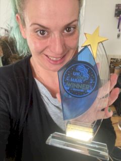 Jemma with award